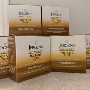 Jergens Natural Glow Instant Sun Medium Bronze Towelettes